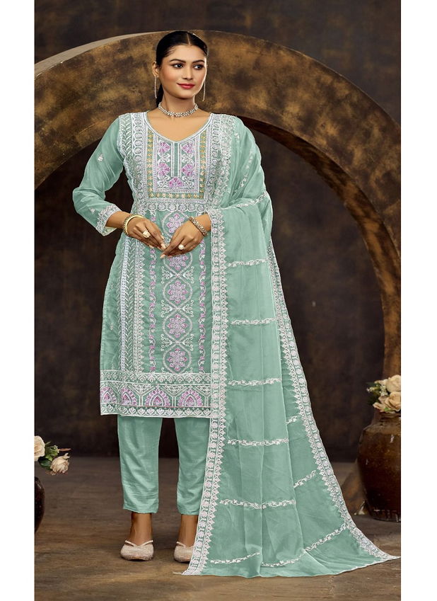 Bilqis B 129 A To D Organza Pakistani Suits Wholesale Shop In Surat